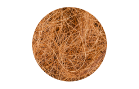Coconut by products - coir and pith